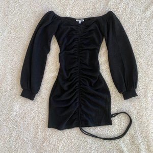 Scrunch little black dress